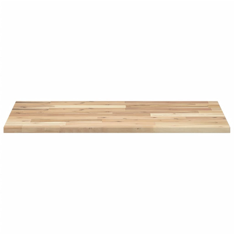 vidaXL kezeletlen tömör akácfa fürdőszobapult 80x50x2 cm