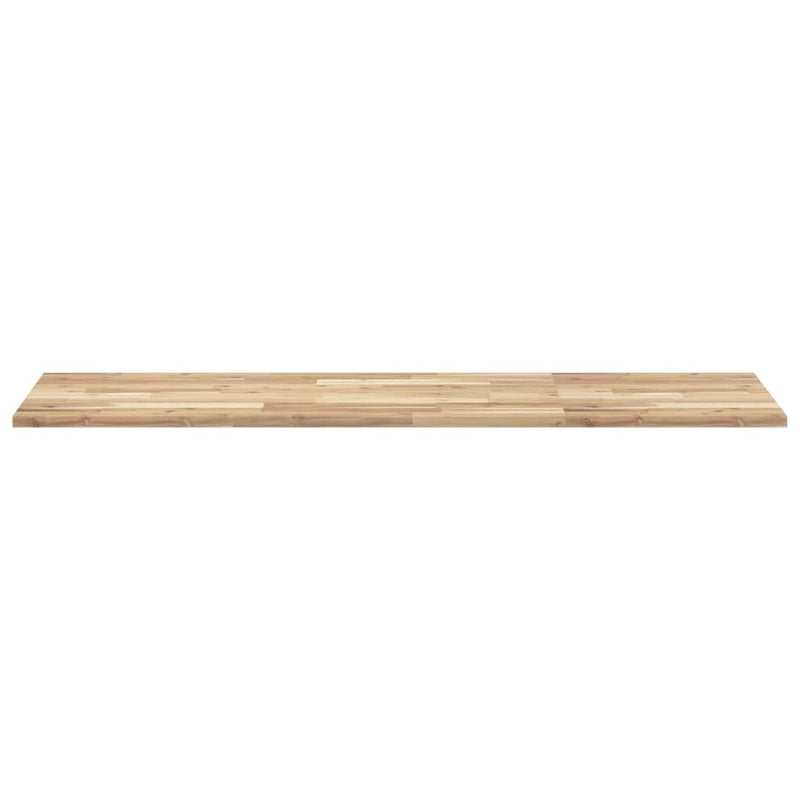 vidaXL kezeletlen tömör akácfa fürdőszobapult 140x50x2 cm