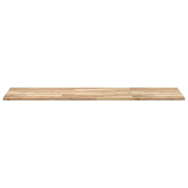 vidaXL kezeletlen tömör akácfa fürdőszobapult 160x50x2 cm
