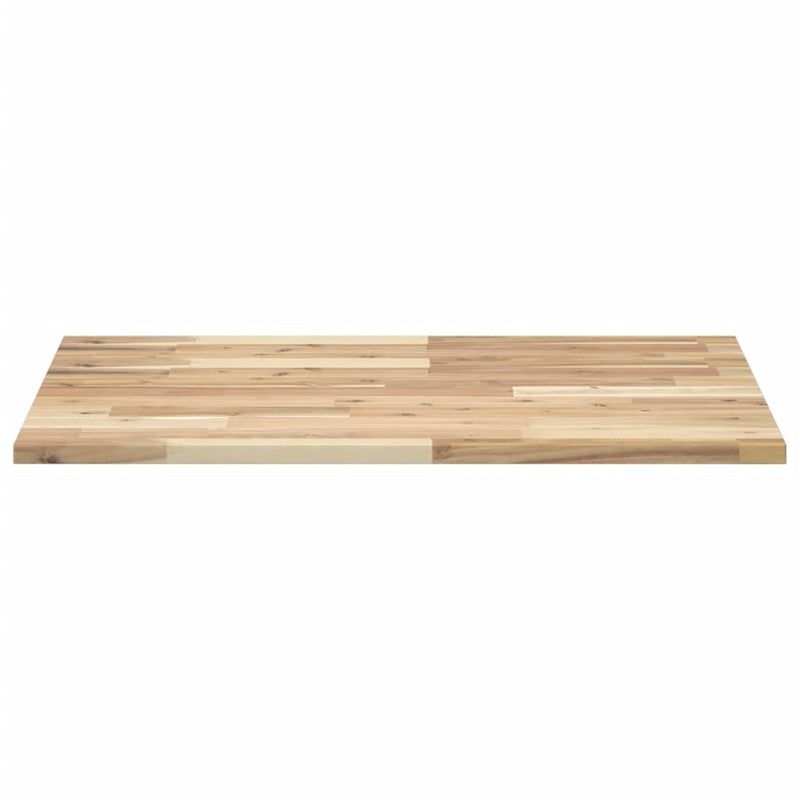 vidaXL kezeletlen tömör akácfa fürdőszobapult 100x60x2 cm