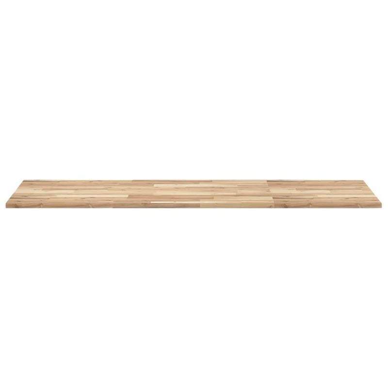 vidaXL kezeletlen tömör akácfa fürdőszobapult 140x60x2 cm