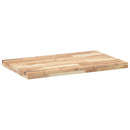 vidaXL kezeletlen tömör akácfa fürdőszobapult 100x50x4 cm