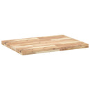 vidaXL kezeletlen tömör akácfa fürdőszobapult 80x60x4 cm