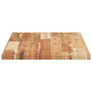 vidaXL olajbevonatú tömör akácfa fürdőszobapult 100 x 40 x 2 cm