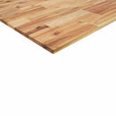 vidaXL olajbevonatú tömör akácfa fürdőszobapult 100 x 40 x 2 cm
