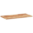 vidaXL olajbevonatú tömör akácfa fürdőszobapult 120 x 40 x 2 cm