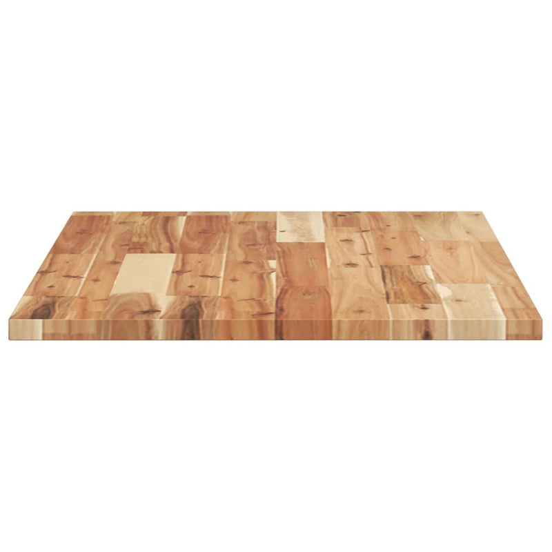 vidaXL olajbevonatú tömör akácfa fürdőszobapult 60 x 50 x 2 cm