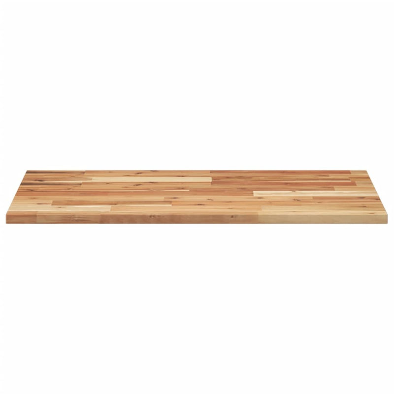 vidaXL olajbevonatú tömör akácfa fürdőszobapult 80 x 50 x 2 cm
