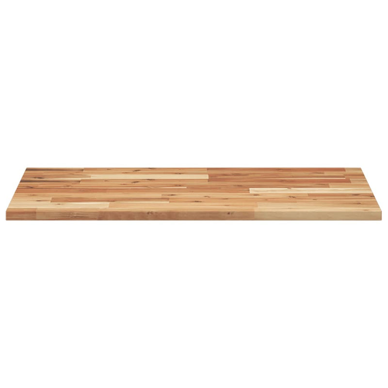 vidaXL olajbevonatú tömör akácfa fürdőszobapult 100 x 50 x 2 cm