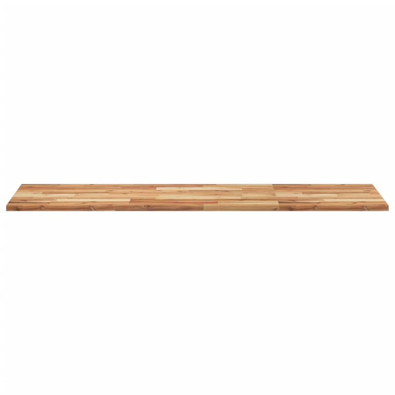 vidaXL olajbevonatú tömör akácfa fürdőszobapult 120 x 50 x 2 cm
