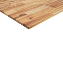 vidaXL olajbevonatú tömör akácfa fürdőszobapult 120 x 50 x 2 cm