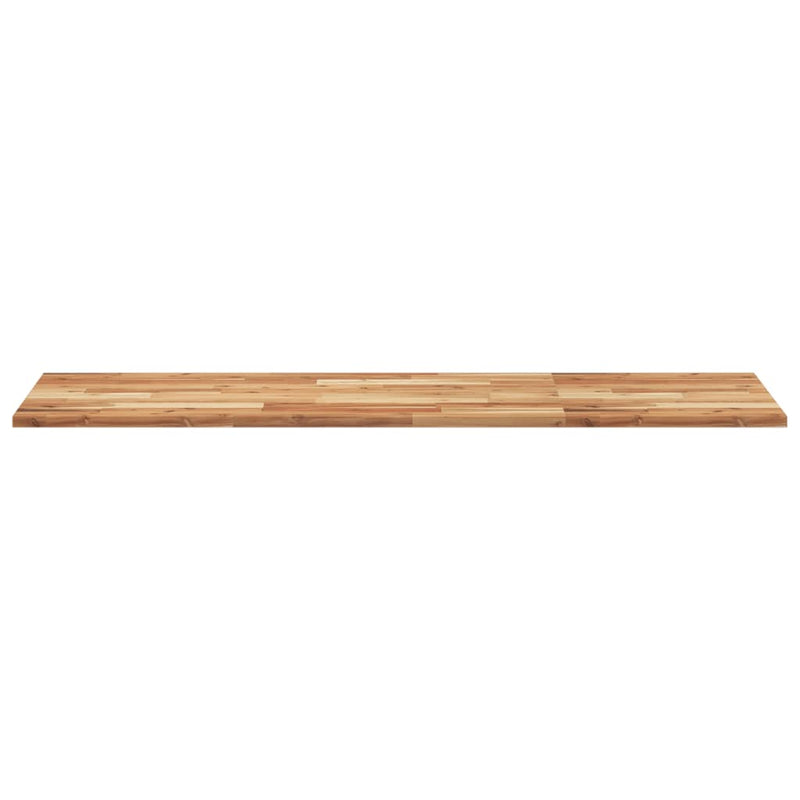 vidaXL olajbevonatú tömör akácfa fürdőszobapult 140 x 50 x 2 cm