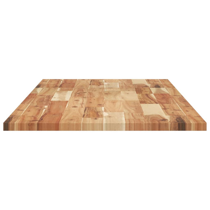 vidaXL olajbevonatú tömör akácfa fürdőszobapult 160 x 50 x 2 cm