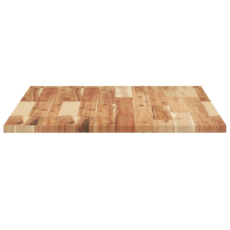 vidaXL olajbevonatú tömör akácfa fürdőszobapult 100 x 60 x 2 cm