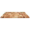 vidaXL olajbevonatú tömör akácfa fürdőszobapult 120 x 60 x 2 cm