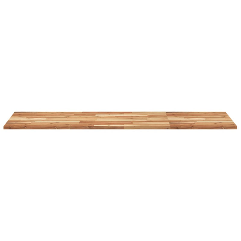 vidaXL olajbevonatú tömör akácfa fürdőszobapult 140 x 60 x 2 cm