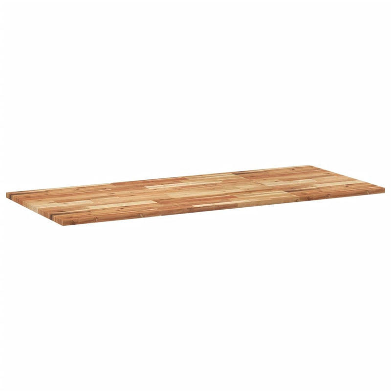 vidaXL olajbevonatú tömör akácfa fürdőszobapult 140 x 60 x 2 cm