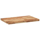 vidaXL olajbevonatú tömör akácfa fürdőszobapult 60 x 50 x 4 cm