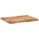 vidaXL olajbevonatú tömör akácfa fürdőszobapult 100 x 60 x 4 cm