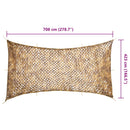 vidaXL homokszínű kamuflázsháló tárolózsákkal 708x423 cm