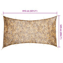 vidaXL homokszínű kamuflázsháló tárolózsákkal 816x520 cm