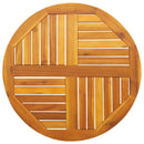 vidaXL tömör akácfa kerek asztallap Ø70 x 2 cm