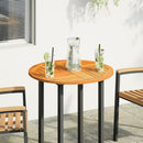 vidaXL tömör akácfa kerek asztallap Ø70 x 2 cm