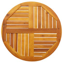 vidaXL tömör akácfa kerek asztallap Ø70 x 2 cm