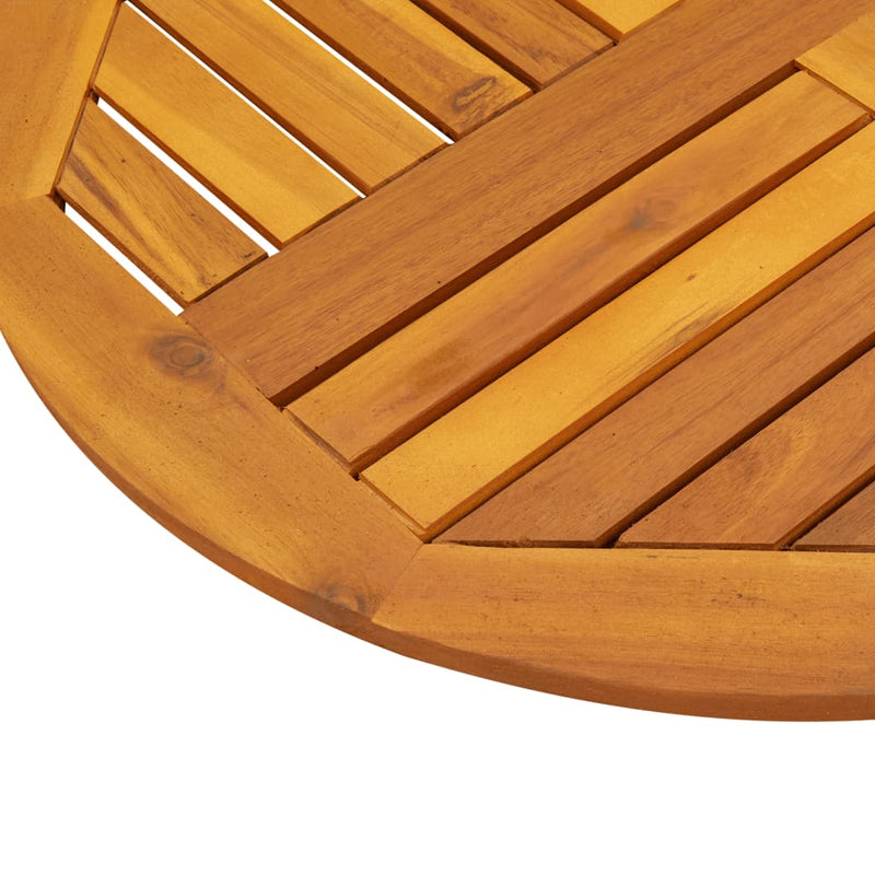 vidaXL tömör akácfa kerek asztallap Ø70 x 2 cm