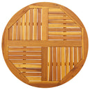 vidaXL tömör akácfa kerek asztallap Ø90 x 2,2 cm