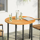 vidaXL tömör akácfa kerek asztallap Ø90 x 2,2 cm