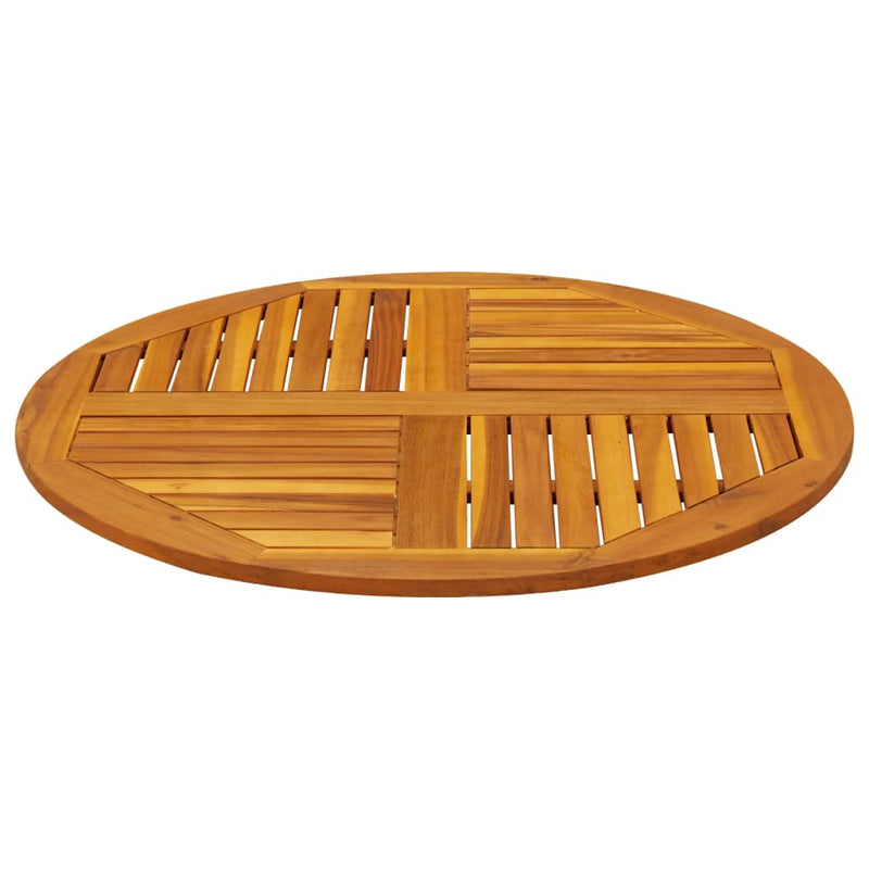 vidaXL tömör akácfa kerek asztallap Ø90 x 2,2 cm