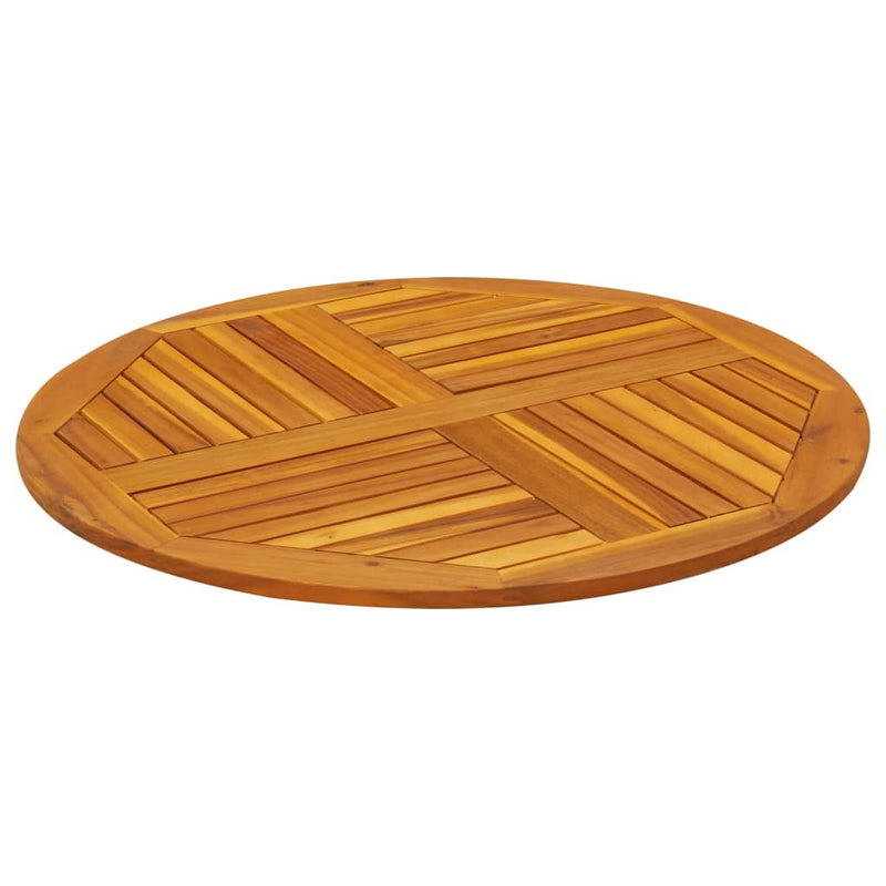 vidaXL tömör akácfa kerek asztallap Ø90 x 2,2 cm