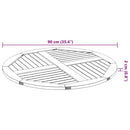 vidaXL tömör akácfa kerek asztallap Ø90 x 2,2 cm
