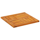 vidaXL tömör akácfa négyzet alakú asztallap 40 x 40 x 2 cm