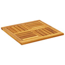 vidaXL tömör akácfa négyzet alakú asztallap 50 x 50 x 2 cm