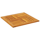 vidaXL tömör akácfa négyzet alakú asztallap 60 x 60 x 2 cm