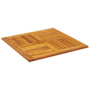 vidaXL tömör akácfa négyzet alakú asztallap 70 x 70 x 2 cm