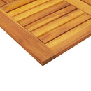 vidaXL tömör akácfa négyzet alakú asztallap 70 x 70 x 2 cm