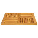 vidaXL tömör akácfa négyzet alakú asztallap 80 x 80 x 2 cm