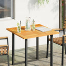 vidaXL tömör akácfa négyzet alakú asztallap 80 x 80 x 2 cm