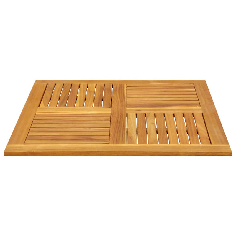 vidaXL tömör akácfa négyzet alakú asztallap 90 x 90 x 2 cm