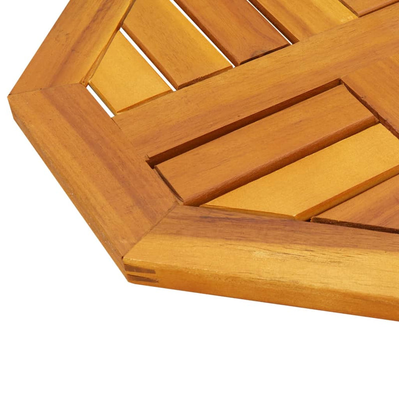 vidaXL tömör akácfa nyolcszögletű asztallap 40 x 40 x 2 cm