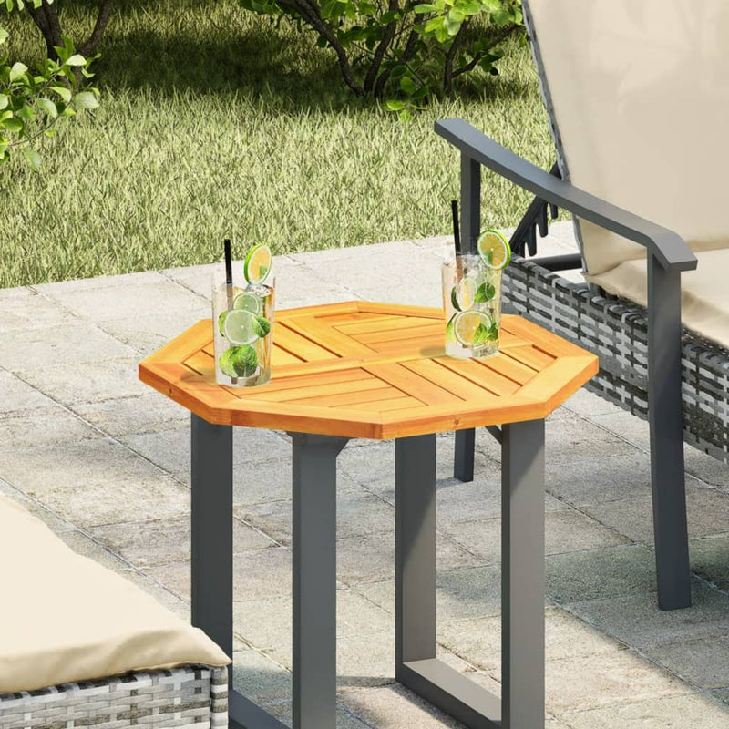 vidaXL tömör akácfa nyolcszögletű asztallap 50 x 50 x 2 cm