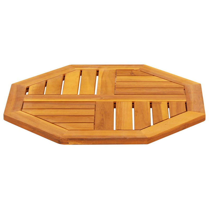 vidaXL tömör akácfa nyolcszögletű asztallap 50 x 50 x 2 cm