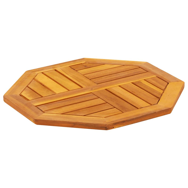vidaXL tömör akácfa nyolcszögletű asztallap 50 x 50 x 2 cm