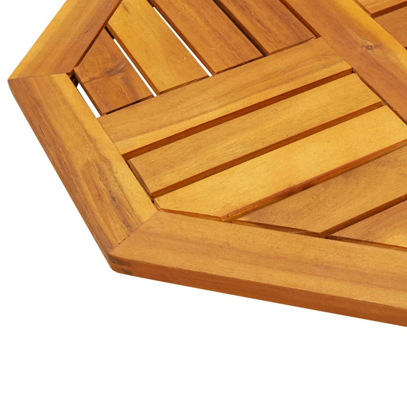 vidaXL tömör akácfa nyolcszögletű asztallap 50 x 50 x 2 cm