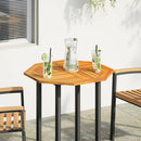 vidaXL tömör akácfa nyolcszögletű asztallap 70 x 70 x 2 cm