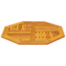 vidaXL tömör akácfa nyolcszögletű asztallap 80 x 80 x 2 cm