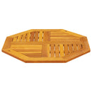 vidaXL tömör akácfa nyolcszögletű asztallap 80 x 80 x 2 cm